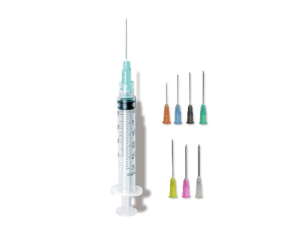 3cc Syringe w/Needle - 23G x 1in. EXE26101 | AMSCO Medical